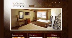 Desktop Screenshot of hotellafincadelminero.com