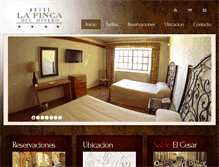 Tablet Screenshot of hotellafincadelminero.com
